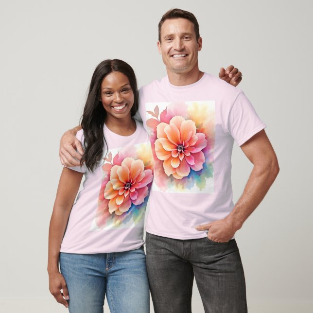 Floral Artistry Unveiled Design T-Shirt (Unisex)