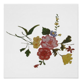  Floral Artwork Japanese Flower Poster