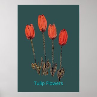 Floral Artwork Poster