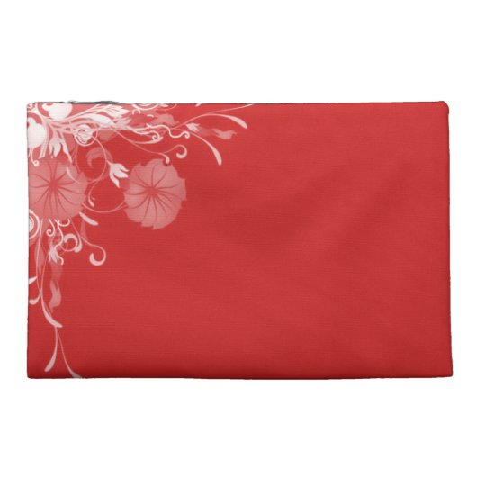 Floral Asthma Emergency Kit Travel Bag (Back)