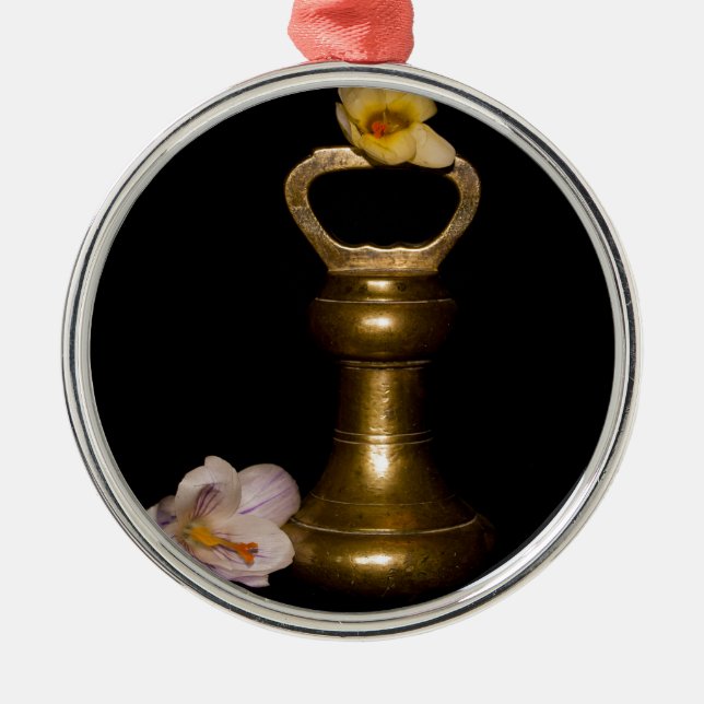 Floral Attraction Metal Ornament (Front)