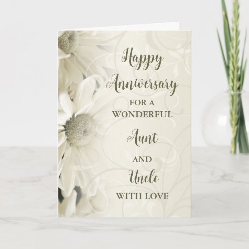Floral Aunt & Uncle Anniversary