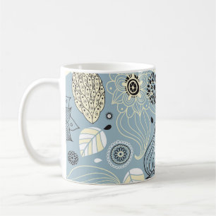 Floral Autumn: Elegant Seasonal Design Coffee Mug