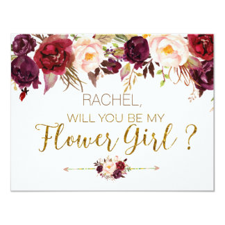 Flower Girl Invitation Card 7