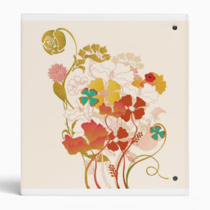 Floral Avery Binder