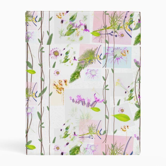 Floral Avery Mini Binder (Front)