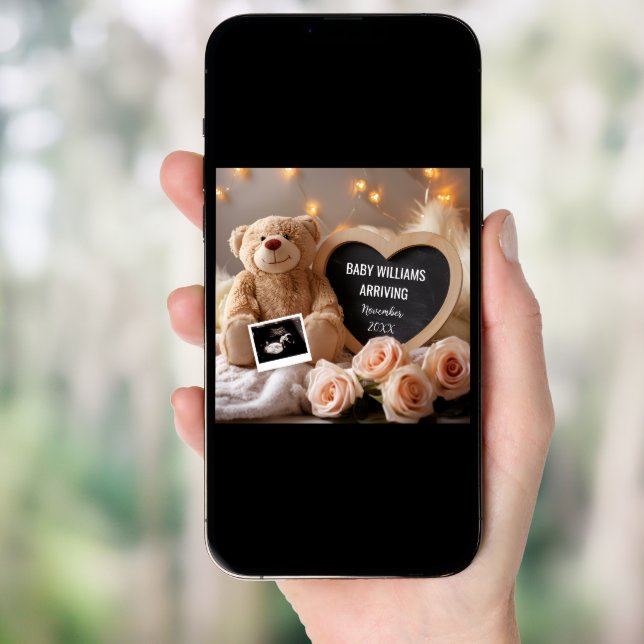 Floral Baby Announcement for Social Media (Front Digital)