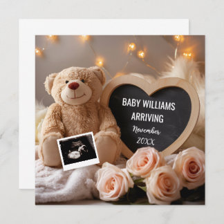 Floral Baby Announcement for Social Media