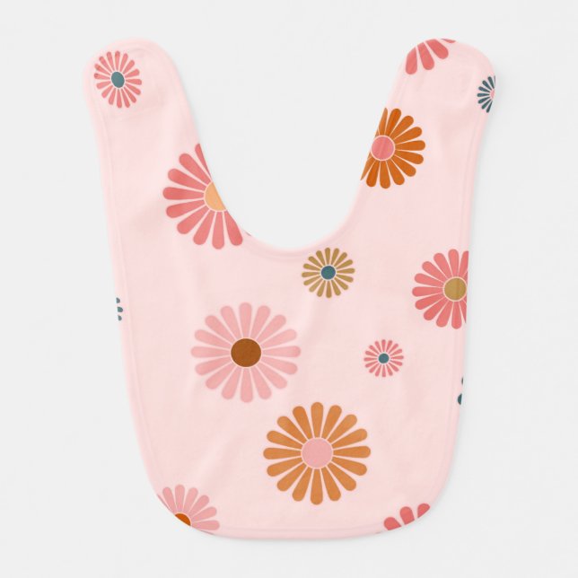 Floral Baby Bib (Front)
