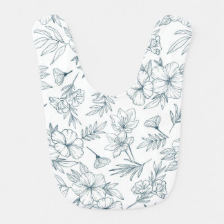 Floral Baby Bib