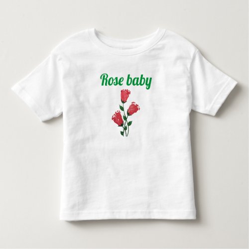 Floral Baby Footprint T_Shirt _ Unique design 