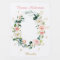 Floral Baby Girl Monthly Milestone Baby Blanket