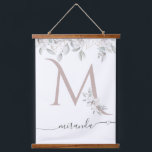 Floral Baby Girl Name Nursery Decor  Hanging Tapestry<br><div class="desc">Baby Girl Name Nursery Decor</div>