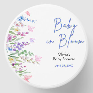 Floral Baby in Bloom Baby Shower Mini Candle Favors
