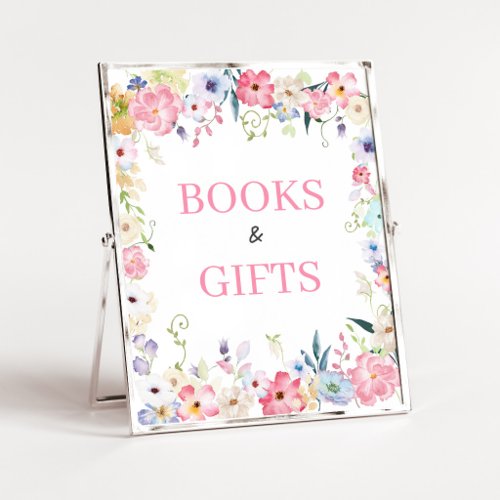 Floral Baby in Bloom Books and Gifts Sign