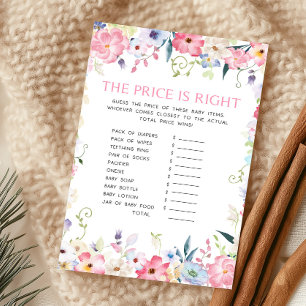 Floral Baby in Bloom Spring Price Is Right Game
