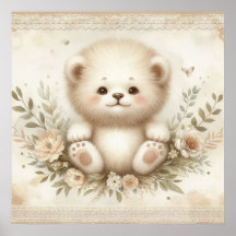 Floral Baby Lion Nursery