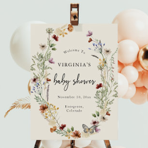 Floral Baby Shower Foam Board