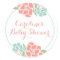 Floral Baby Shower in Coral and Teal