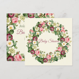 Floral Baby Shower Invitation
