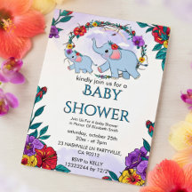  Floral Baby Shower Invitation 2026