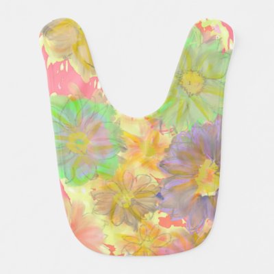 Floral Baby Super Bib