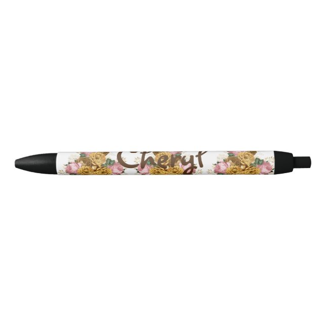 Floral Back to School Pen (Front)