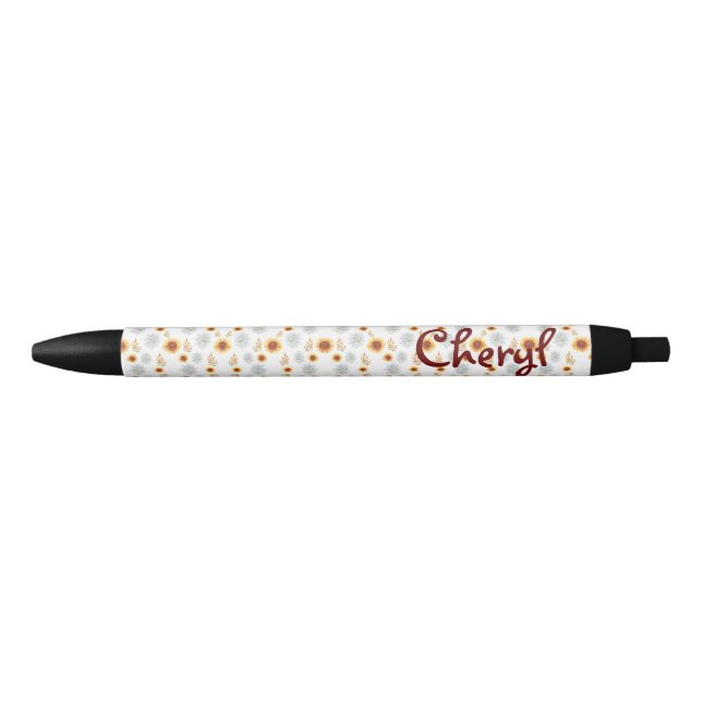 Floral Back to School Pen (Front)