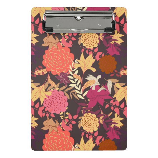 Floral background 2 mini clipboard (Front)