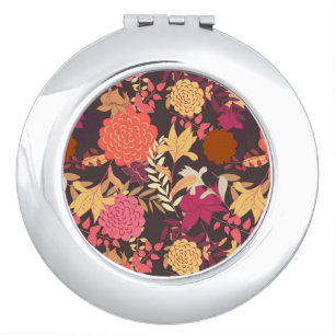 Floral background 2 mirror for makeup