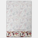 Floral background 2 post-it notes