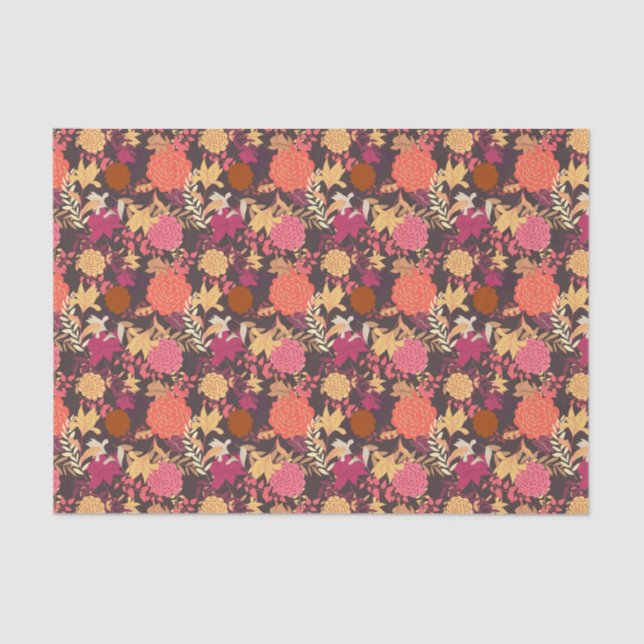 Floral background 2 tissue paper (Front)