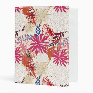 Floral background 3 mini binder