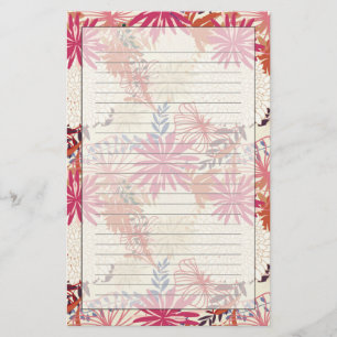 Floral background 3 stationery