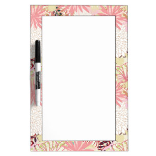 Floral background 4 dry erase board