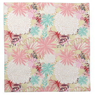 Floral background 4 napkin