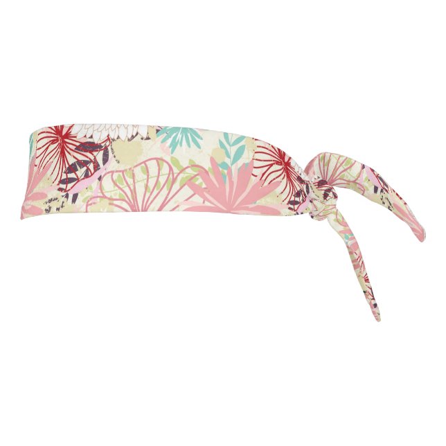 Floral background 4 tie headband (Rotate 90)