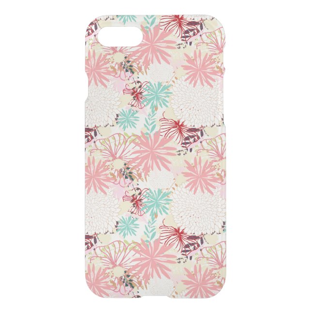 Floral background 4 uncommon iPhone case (Back)