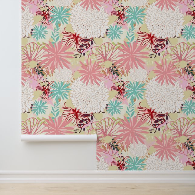 Floral background 4 wallpaper  (Application)