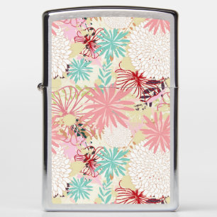Floral background 4 zippo lighter