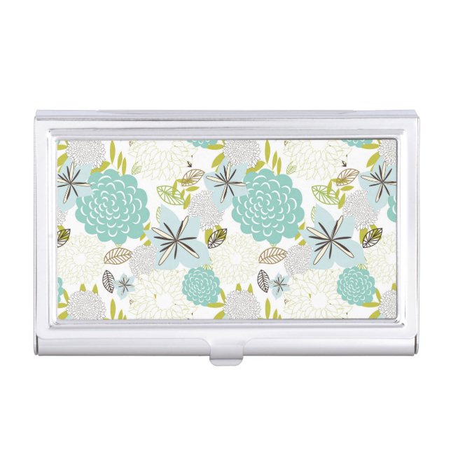Floral background 5 case for business cards (Front)