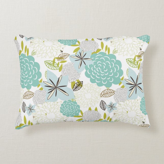 Floral background 5 decorative pillow (Front)
