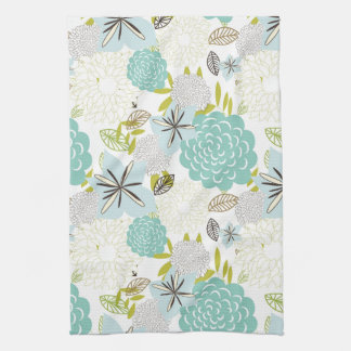 Floral background 5 kitchen towel