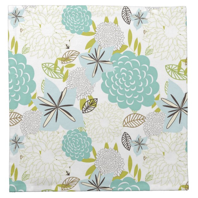 Floral background 5 napkin (Front)