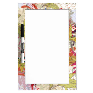 Floral background 6 Dry-Erase board