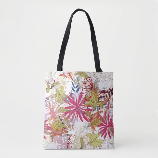 Floral background 6 tote bag (Front)
