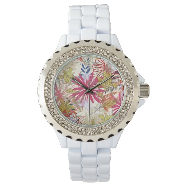 Floral background 6 watch (Front)