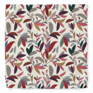 Floral background bandana