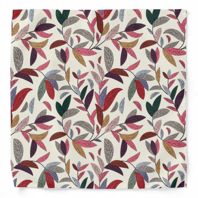 Floral background bandana (Front)