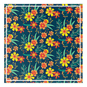 Floral Background Beautiful Design-46566 Acrylic Print